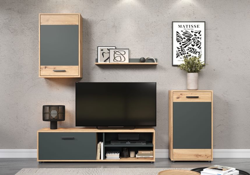 INOSIGN Wohnwand Valetta, (Komplett-Set, 4-St), inkl. günstig online kaufen