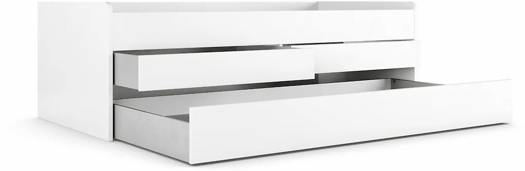 priess Stauraumbett "Barkhausen" inkl. ausziehbarer Liegefläche und 2 Schub günstig online kaufen