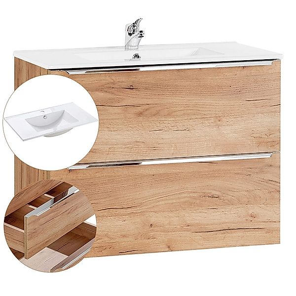 Lomadox Waschtisch TOSKANA-56, -Unterschrank 80cm mit günstig online kaufen
