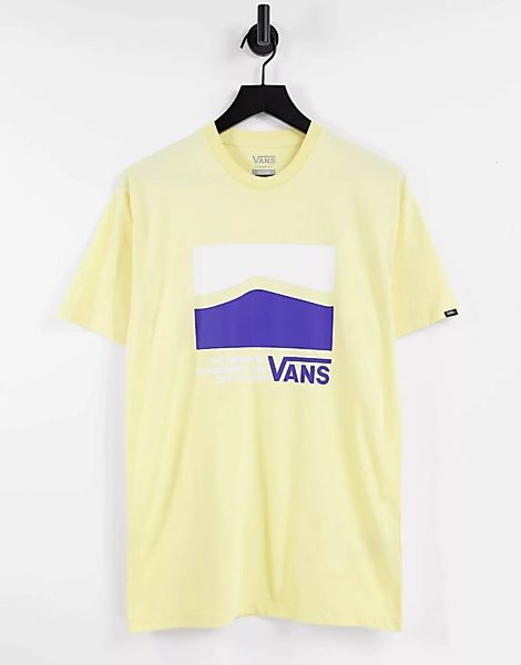 Vans – Original DNA Sidestripe – T-Shirt in Gelb günstig online kaufen