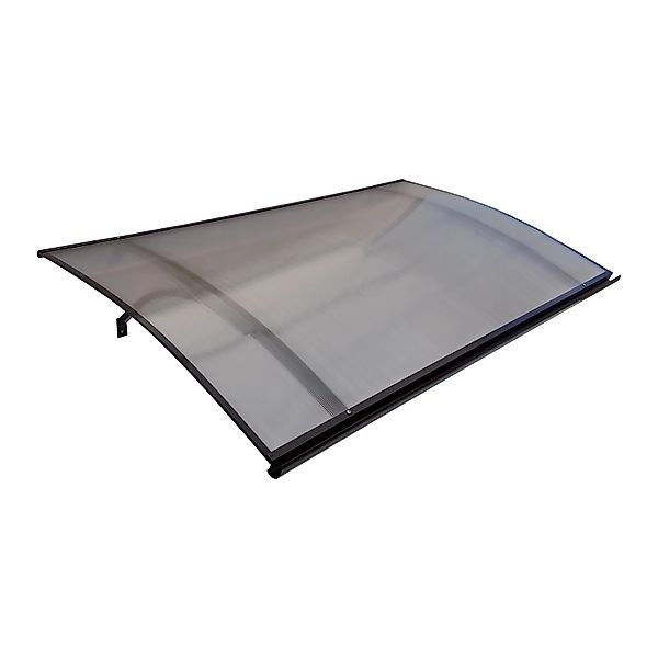 STARKEDACH Aluminiumrahmen Vordach Gebogen L-160 RAL 8017 Mit Polycarbonatb günstig online kaufen