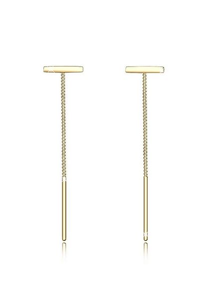 Elli Paar Ohrhänger Durchzieher Kette Geo Trend Stift 925 Silber, Geo günstig online kaufen