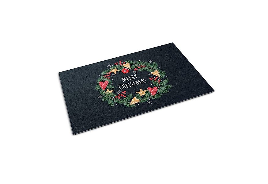 Tulup Fußmatte Weihnachten Schmutzfangmatte Rutschhemmend Eingangsmatte: 90 günstig online kaufen