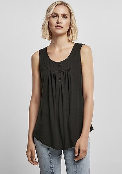URBAN CLASSICS Muskelshirt "Urban Classics Damen Ladies Viscose Button Up T günstig online kaufen