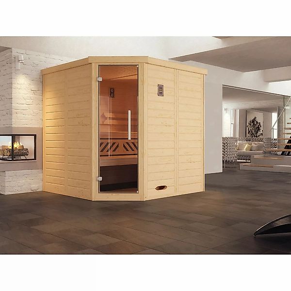 Weka Elementsauna 528 BioS Set Gr. 1 mit Glastür günstig online kaufen