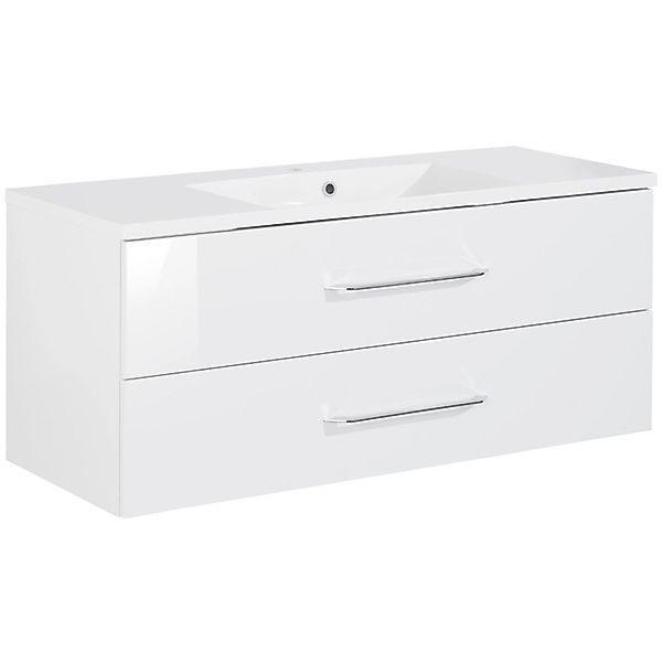 Fackelmann Einzelwaschtisch B.Clever 120 cm Alaska Esche mit Softclose günstig online kaufen