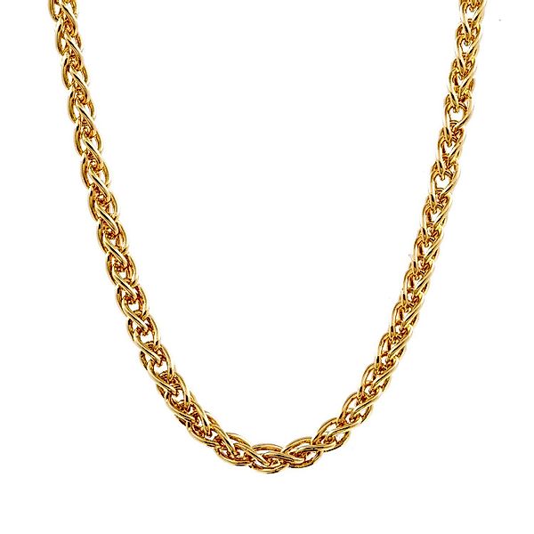 HOPLO Goldkette Goldkette Zopfkette Länge 42cm günstig online kaufen