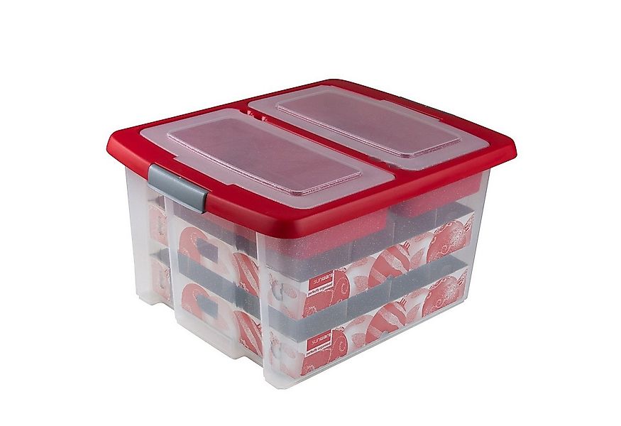 Sunware Aufbewahrungsbox Weihnachtskugelbox NESTA 32 Trays für 32 Kugeln Au günstig online kaufen