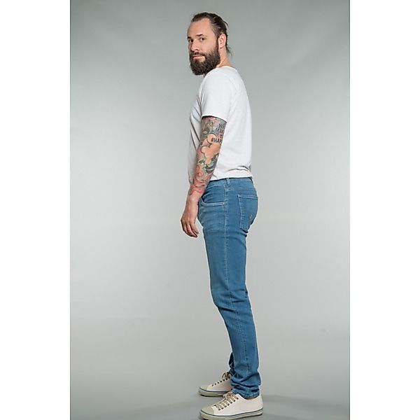 Slim Fit / Mid Rise Jeans Finn Summerblue günstig online kaufen