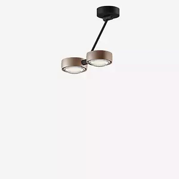 Occhio Sento Soffitto Doppio 30 Up E Deckenleuchte LED 2-flammig, Kopf gold günstig online kaufen