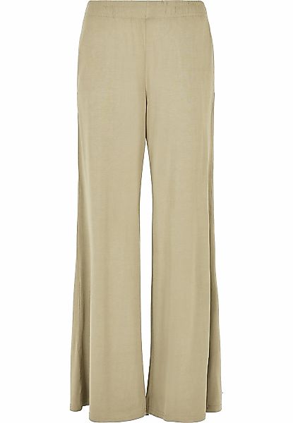 URBAN CLASSICS Stoffhose "Urban Classics Damen Ladies Modal Wide Leg Pants" günstig online kaufen