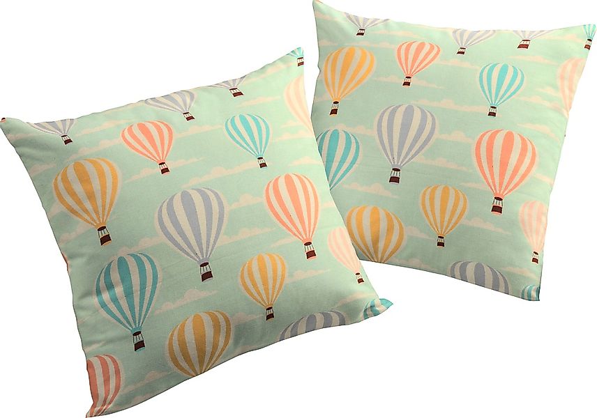 Adam Dekokissen "Balloons" aus zertifizierter Bio-Baumwolle, Kissenhülle oh günstig online kaufen