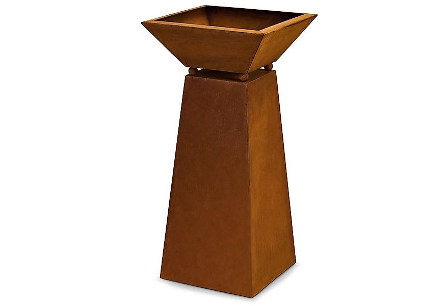 Rostikal Dekosäule Pflanzsäule mit Pflanzschale (Set), Säule mit Pflanzscha günstig online kaufen