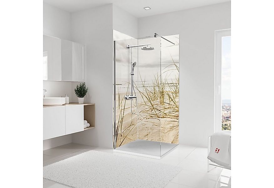 Schulte Badrückwand DecoDesign Foto Motiv Nordsee Düne, (Set über Eck, 2 Pl günstig online kaufen