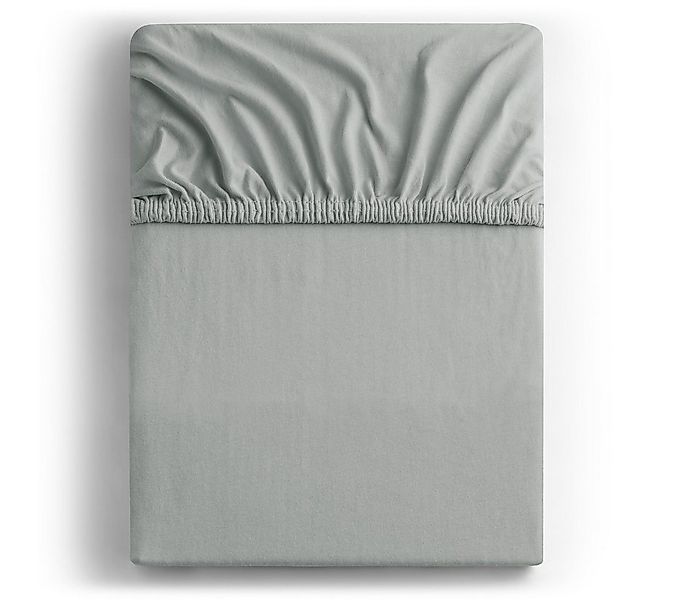 texpot Bettlaken Spannbetttuch Boxspringbett Jerseylaken, Gummizug: rundum, günstig online kaufen