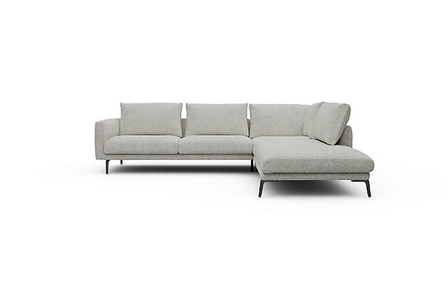moebelfaktor Ecksofa Karl Relax-Ecke rechts mit 2,5-Sitzer, Schlanker Rahme günstig online kaufen