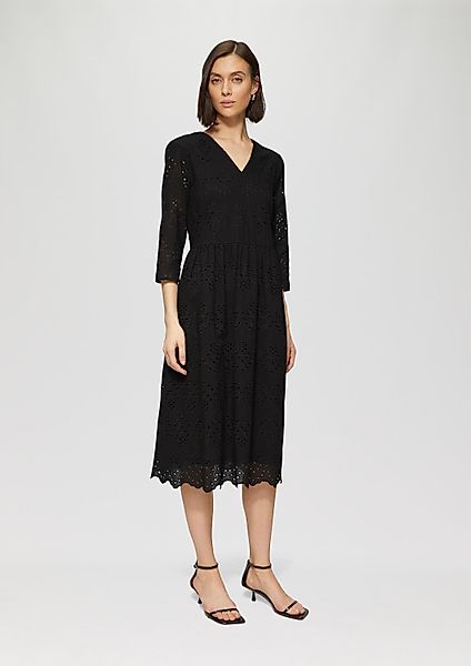 s.Oliver Minikleid Kleid Midikleid aus Broderie günstig online kaufen