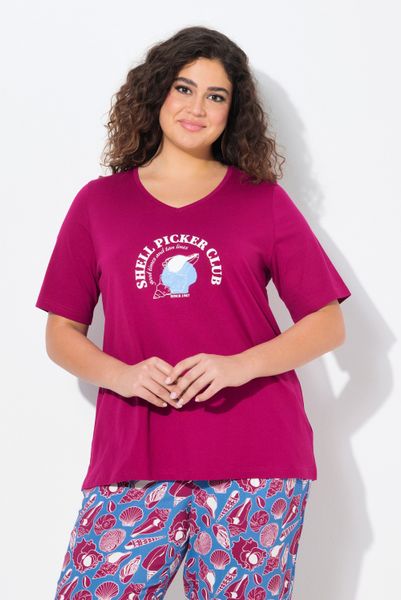 Ulla Popken T-Shirt T-Shirt Muschel Classic günstig online kaufen