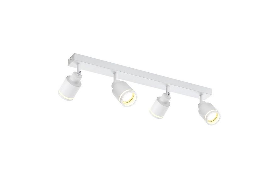 ZMH Deckenstrahler 4 Flammig Schwenkbar Deckenleuchte Küchenlampe für Büro günstig online kaufen