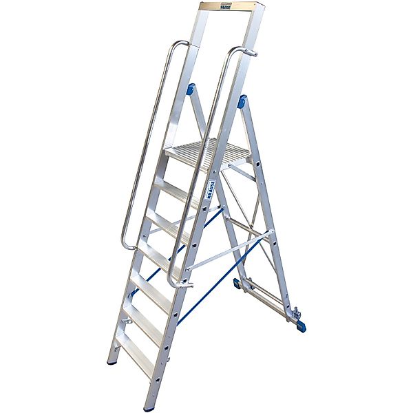 Krause Stufen-Stehlleiter mit großer Standplattform 7 Stufen günstig online kaufen