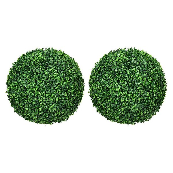 HOMCOM Kunstpflanze grün Polypropylen B/H/L: ca. 40x40x40 cm günstig online kaufen
