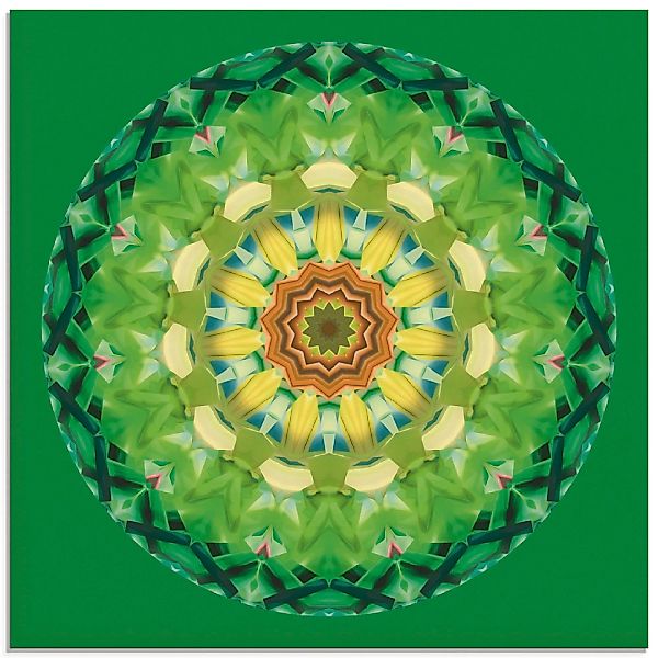 Artland Glasbild "Mandala II", Muster, (1 St.) günstig online kaufen