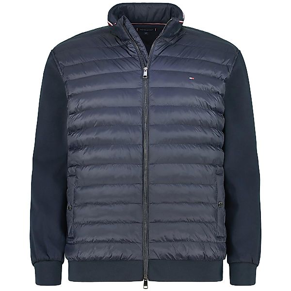 Tommy Hilfiger Sweatjacke mit Stepp-Einsatz Farbe marine Größe: 5XL günstig online kaufen