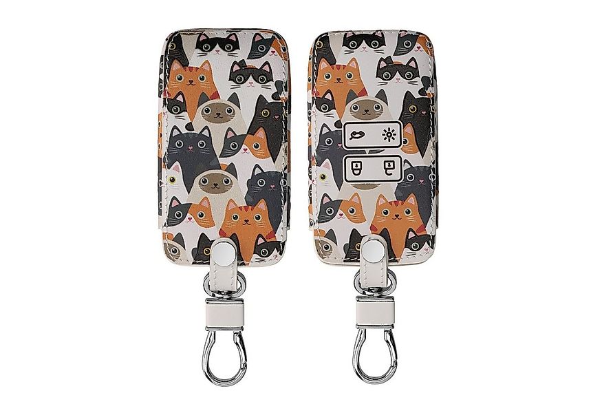 kwmobile Schlüsseltasche Renault Autoschlüssel Hülle (1-tlg), Kunstleder Sc günstig online kaufen