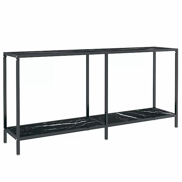 Konsolentisch Schwarz 160x35x75,5 Cm Cm Hartglas günstig online kaufen