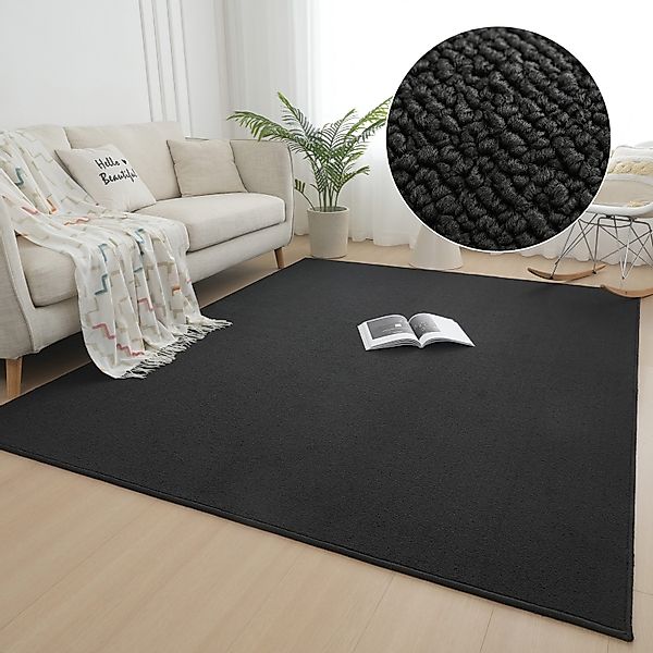 my home Teppich Jola, Uni-Farben, besonders günstig online kaufen