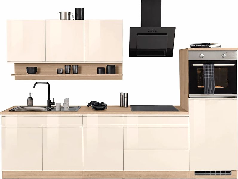 HELD MÖBEL Küchenzeile "Virginia", Breite 290 cm, wahlweise mit Induktionsk günstig online kaufen
