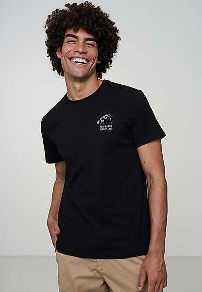 Herren T-shirt Aus Weicher Baumwolle (Bio) | Agave Earth Cool Recolution günstig online kaufen