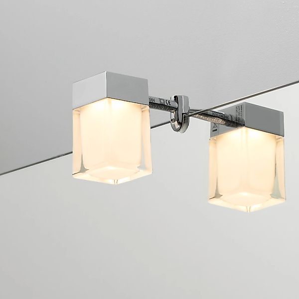 Loevschall Spiegelleuchte "Cube LED Aufsatzleuchte, Spiegellampen Bad", Leu günstig online kaufen