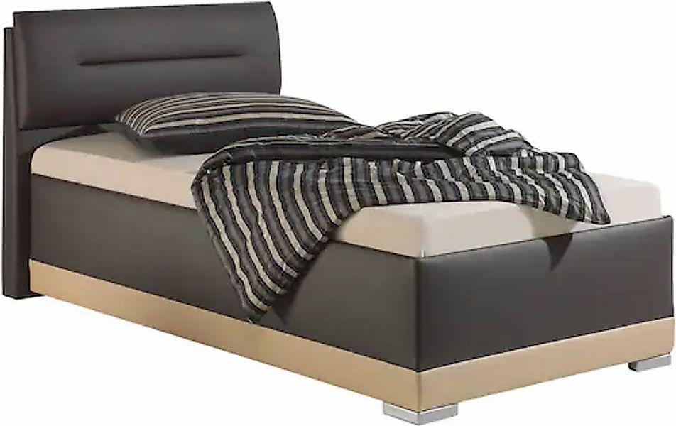 Maintal Polsterbett mit verstellbaren Kopfteil-Elementen günstig online kaufen