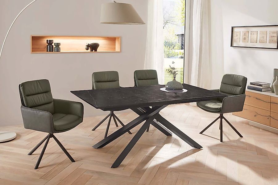 Jockenhöfer Gruppe Drehstuhl "Audrey" (Set) 2 Stk.Echtleder, inklusive Dreh günstig online kaufen