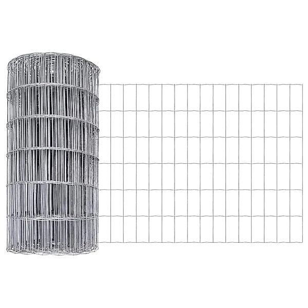 vidaXL Eurozaun 0,4 x 50 m PVC-beschichtetes Eisen 42004714 günstig online kaufen