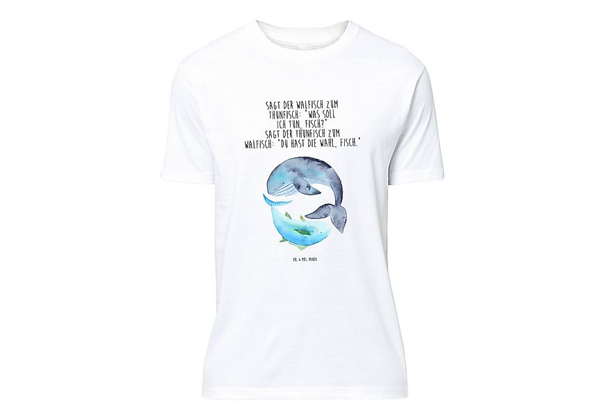 Mr. & Mrs. Panda T-Shirt Walfisch & Thunfisch - Weiß - Geschenk, Damen, Spr günstig online kaufen