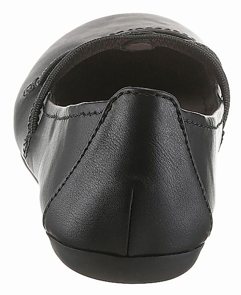 Tamaris Ballerina "Caterina" Flats, Festtagsmode, Slipper mit Gummizugriemc günstig online kaufen