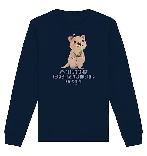 Mr. & Mrs. Panda Longpullover Quokka Happy Größe L - French Navy - Geschenk günstig online kaufen