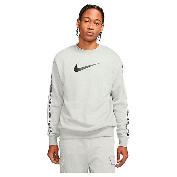 Nike Sportswear Repeat Langarm-t-shirt XS Dk Grey Heather / Black günstig online kaufen