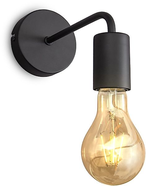 B.K.Licht Wandleuchte, 1 flammig, Leuchtmittel E27   ohne Leuchtmittel, Wan günstig online kaufen