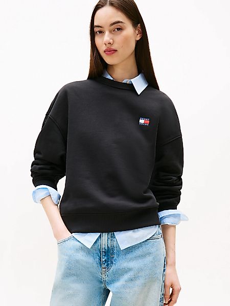 Tommy Jeans Sweatshirt "TJW BXY BADGE CREW", mit Logo-Badge günstig online kaufen