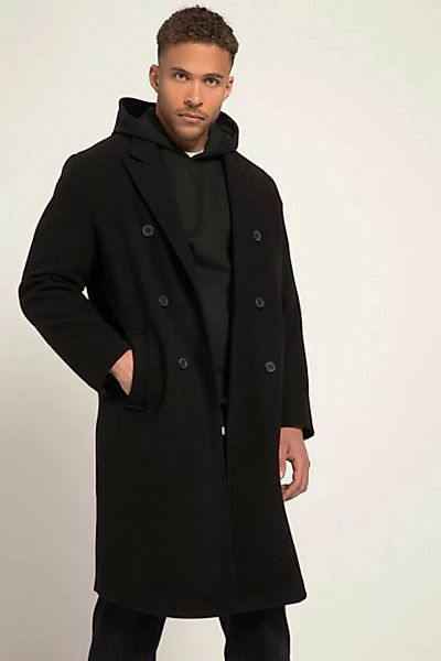STHUGE Kurzmantel STHUGE Wolloptik-Mantel Zweireiher bis 8 XL günstig online kaufen