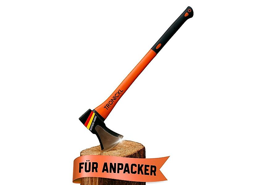 TronicXL Axt Große Axt Spaltaxt groß Beil Karbon Stahl 2000g Fiberglas Stie günstig online kaufen
