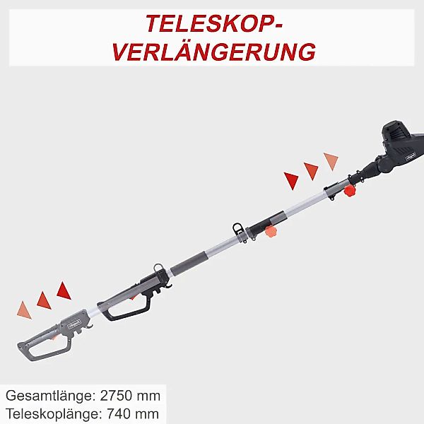 Scheppach Elektro-Heckenschere Elektro-Teleskop- Heckenschere ETHT500, 500 günstig online kaufen