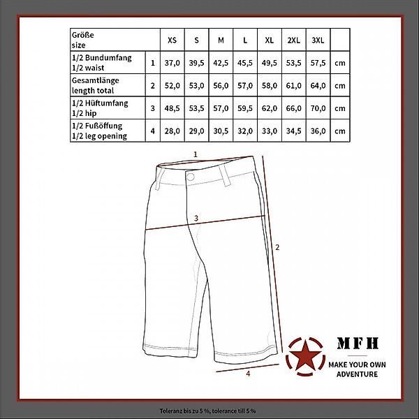 MFH Cargohose US BDU Bermuda von günstig online kaufen