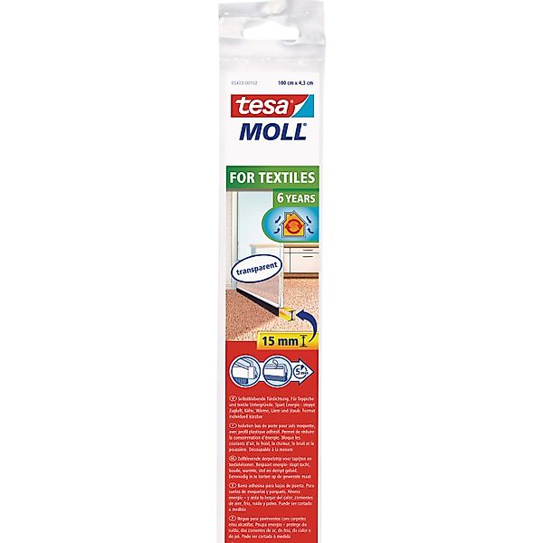 tesa® Insulation Türdichtung Bürste Textil Transparent günstig online kaufen