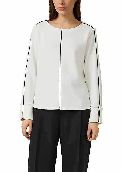 s.Oliver BLACK LABEL Sweatshirt, U-Boot Ausschnitt günstig online kaufen