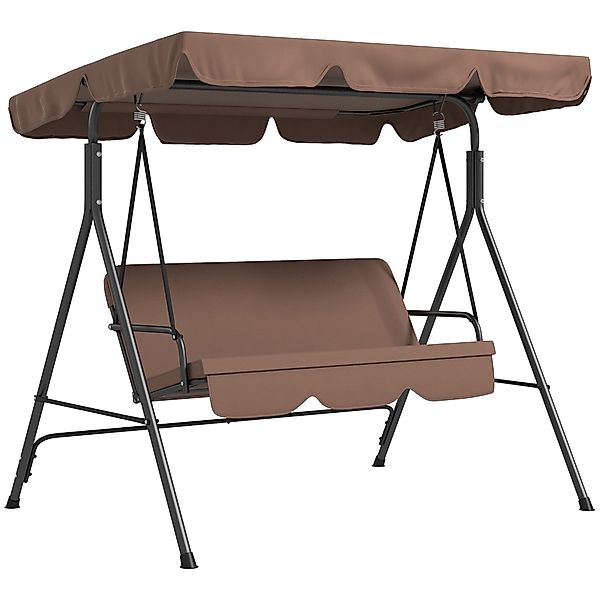 MC Star Hollywoodschaukel 3-Sitzer Gartenschaukel mit günstig online kaufen