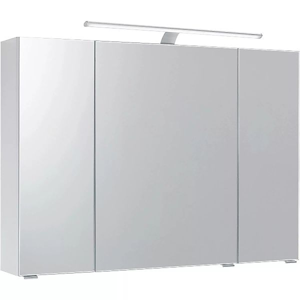 Pelipal Spiegelschrank Quantum 03 Weiß Hochglanz 98 cm mit Softclose Türen günstig online kaufen